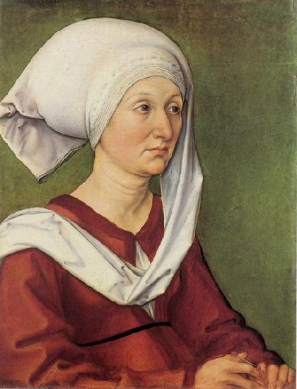 Albrecht Durer Portrat der Barbara Durer oil painting image